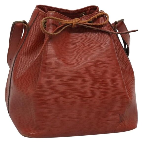 LOUIS VUITTON Epi Petit Noe Shoulder Bag Brown M44103 LV Auth 134579 - Picture 1 of 16